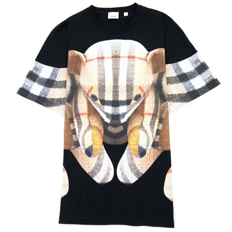 burberry tshirt schwarz bestrickt|thomas burberry knit shirt.